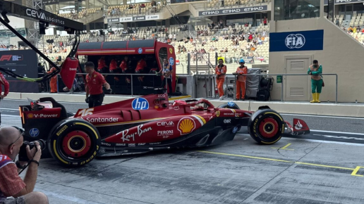 Charles Leclerc leidt het veld in de eerste training in Abu Dhabi