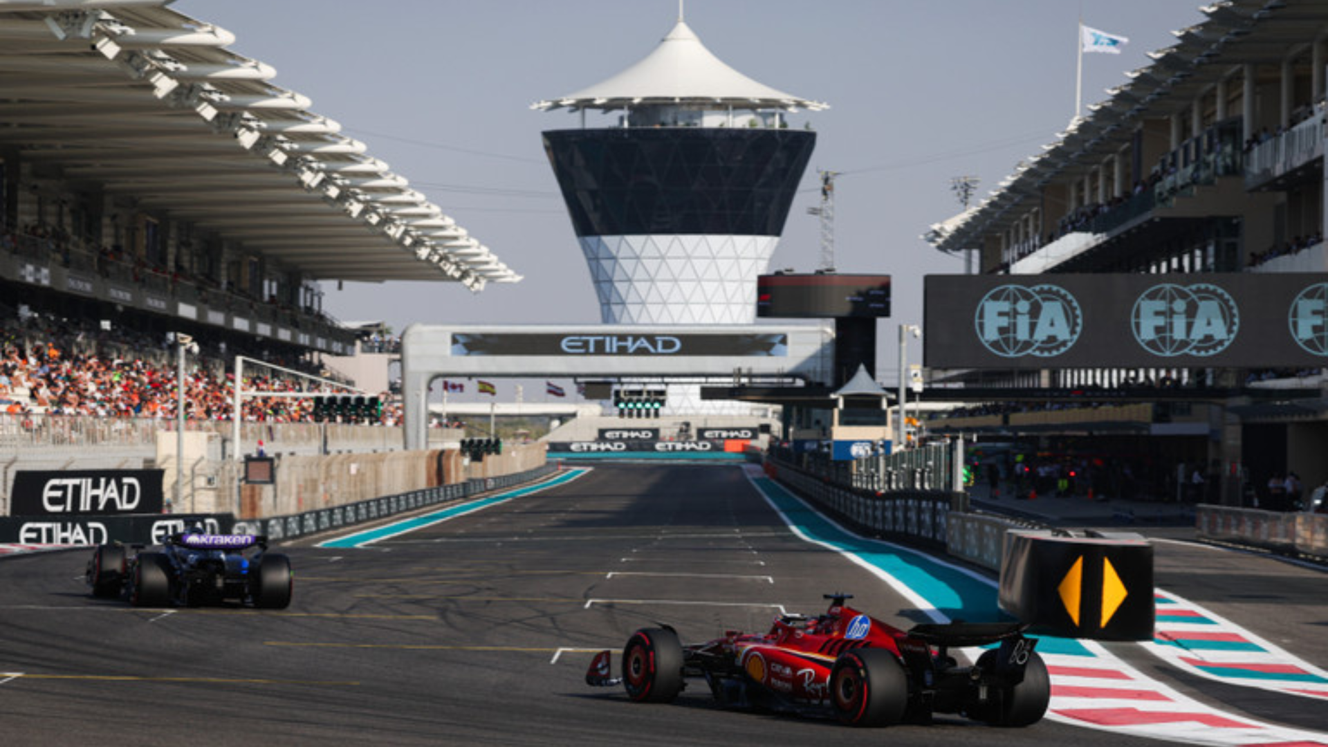 Charles Leclerc encabeza la tabla de tiempos de los test de postemporada de Abu Dhabi de este año