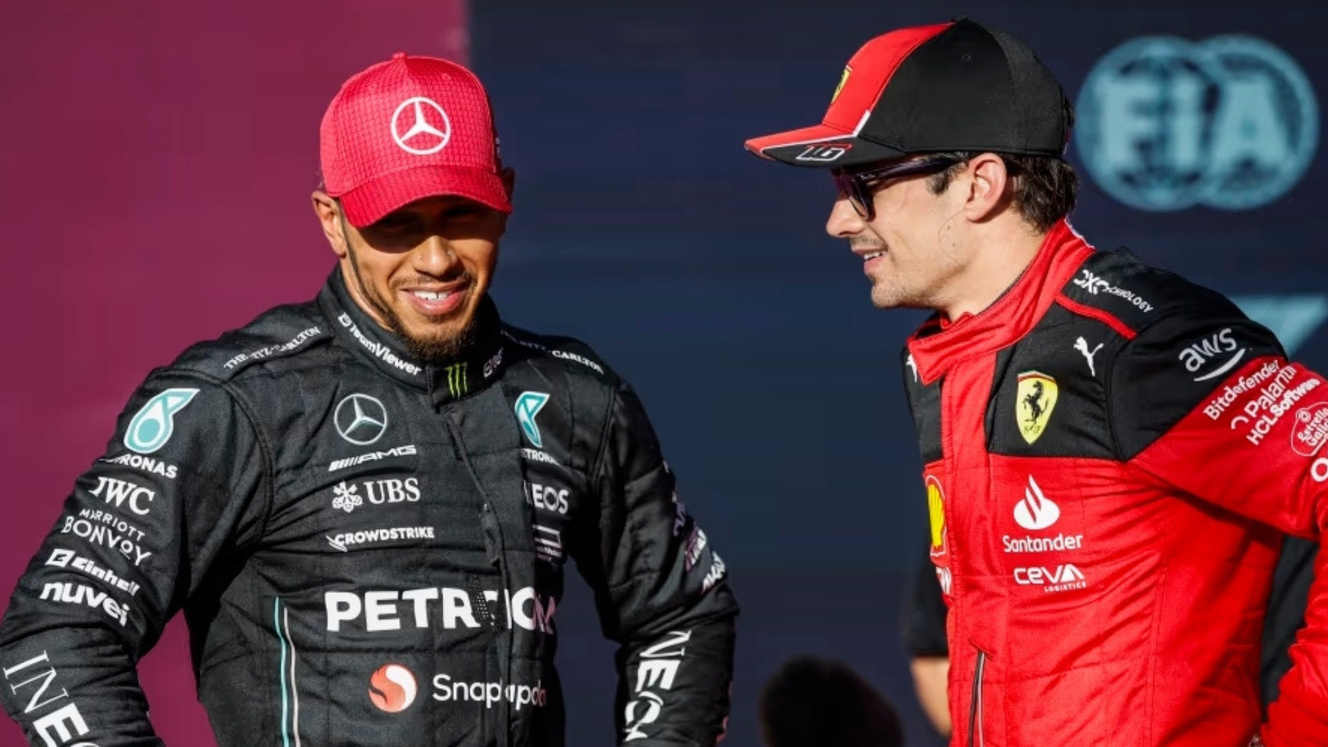 La pareja Ferrari Leclerc-Hamilton, comparada con Massa-Schumacher