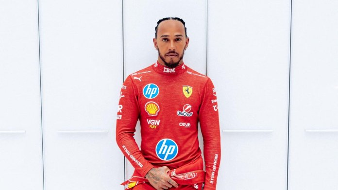 Hamilton makes Ferrari test debut