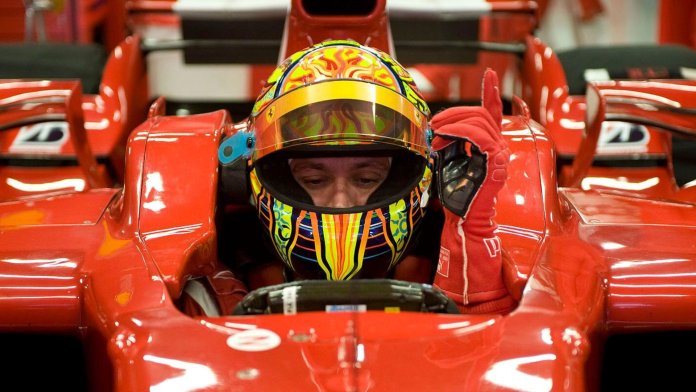 #ThrowbackThursday: Valentino Rossi's testen met Ferrari