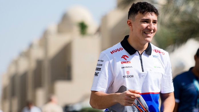 Isack Hadjar sets eyes on beating Yuki Tsunoda in his debut season