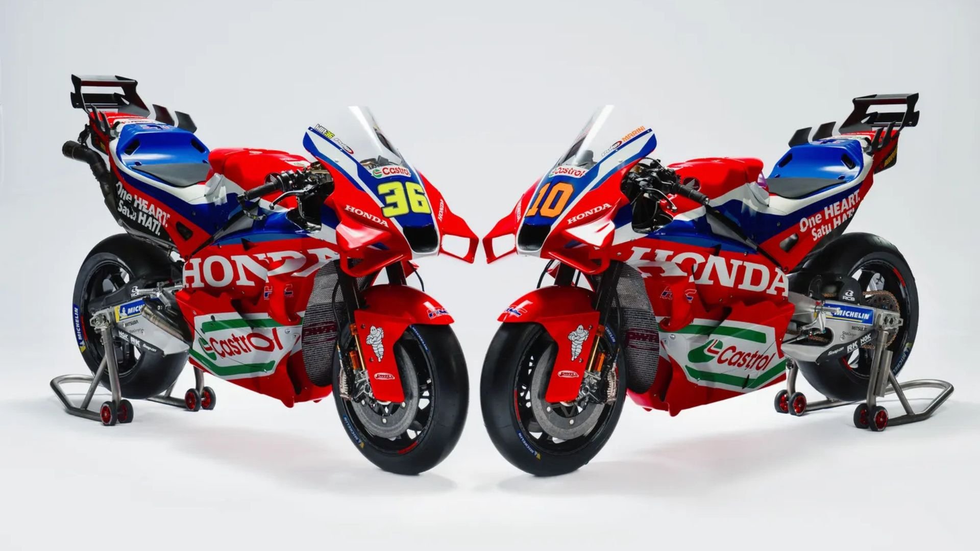 El equipo oficial de Honda revela el diseño de la MotoGP de 2025