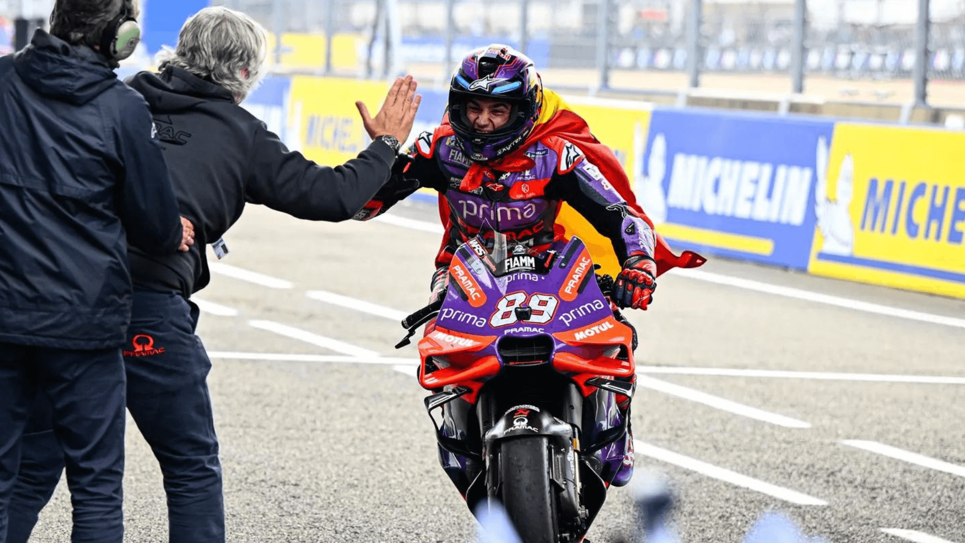 Jorge Martín won the 2024 French Grand Prix after a battle with Bagnaia