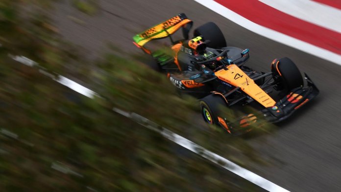 Lando Norris Schnellster nach Ausfall des Triebwerks am Mittwochnachmittag in Bahrain