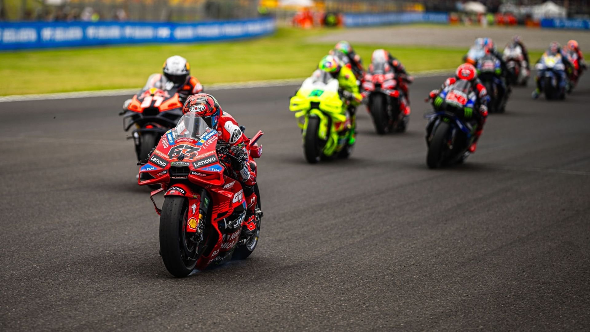 Duro comienzo de Francesco Bagnaia en la temporada 2025 de MotoGP