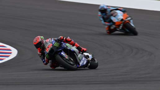 Fabio Quartararo sufre con el ritmo de carrera en Argentina