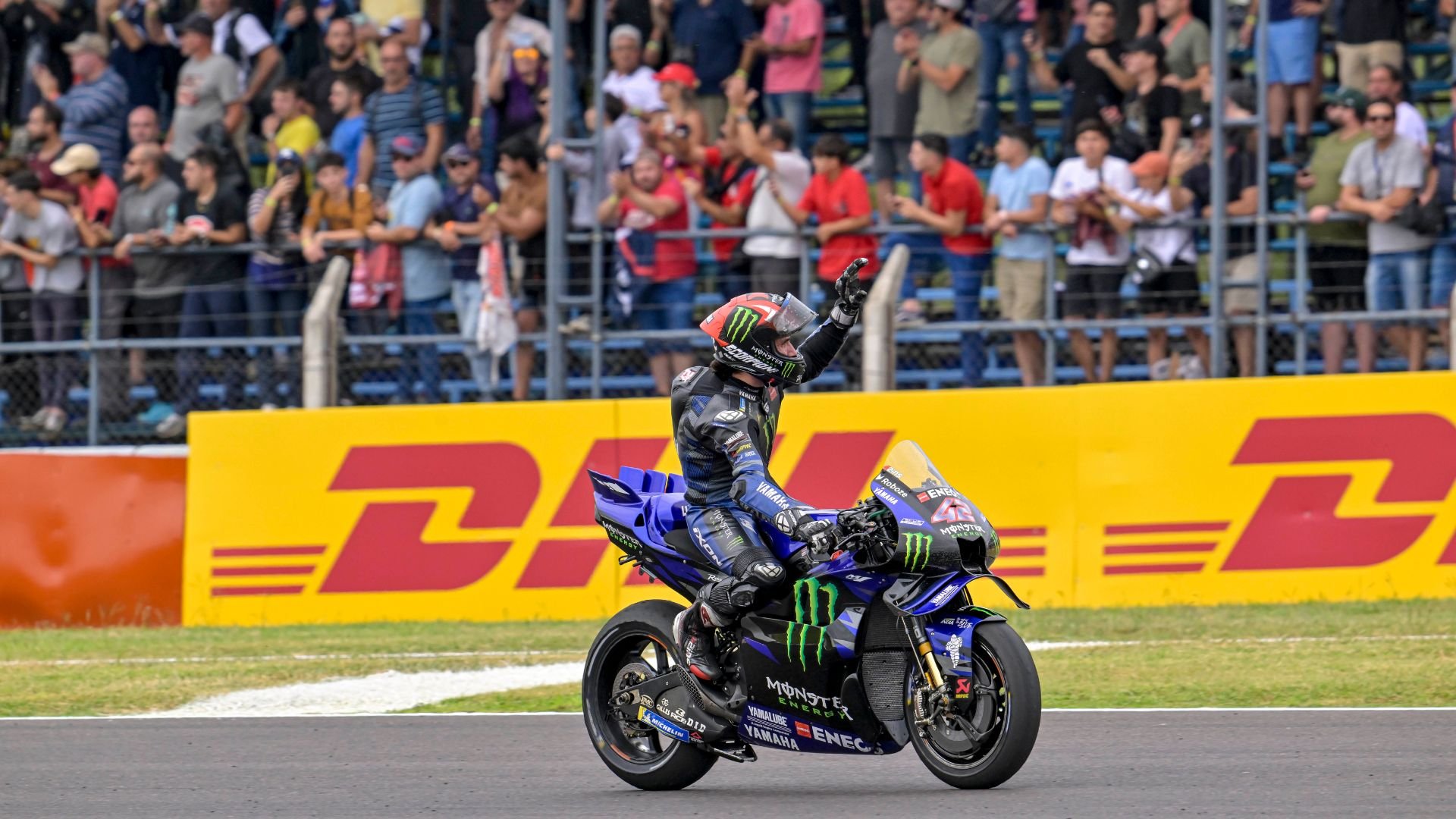 Alex Rins nam risico met zachte band in Grand Prix van Argentinië