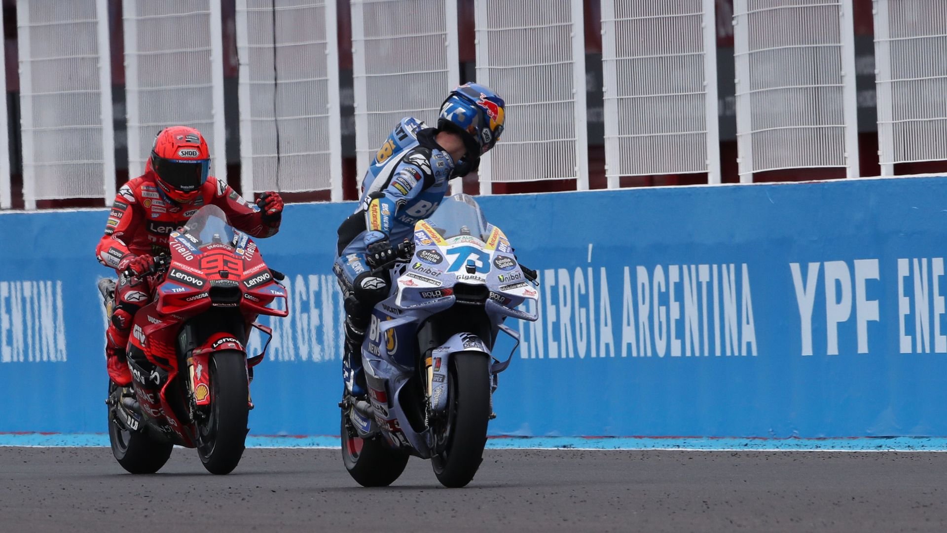 Is Alex Marquez the most aggressive rider in the 2025 MotoGP season?