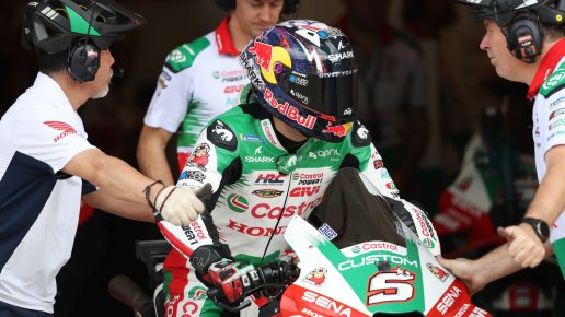 Johann Zarco is eyeing promotion to Honda's Factory team in 2026