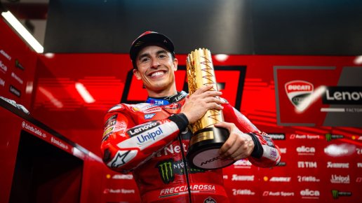 "Mejor que nunca", dice Tardozzi, director del equipo Ducati, sobre el estado de forma de Marc Márquez