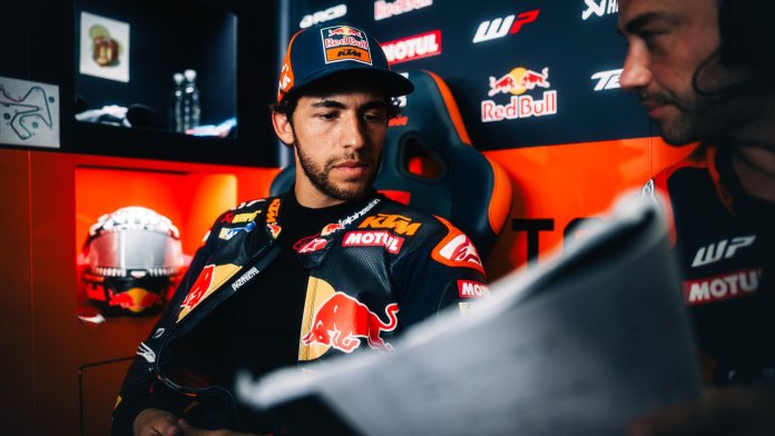 Enea Bastianini is struggling to feel confident on the bike