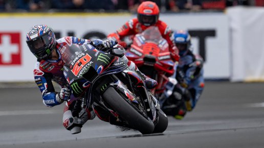 Fabio Quartararo, sancionado tras un accidente en el GP de Francia en Le Mans