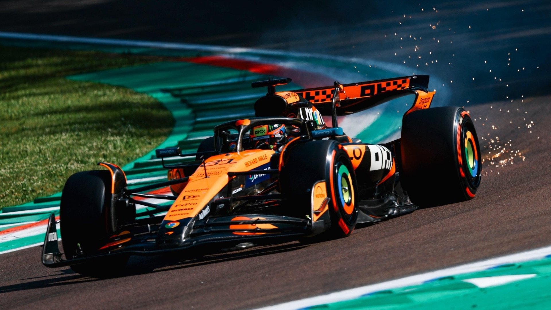 Oscar Piastri edges out Max Verstappen to claim pole position in Imola