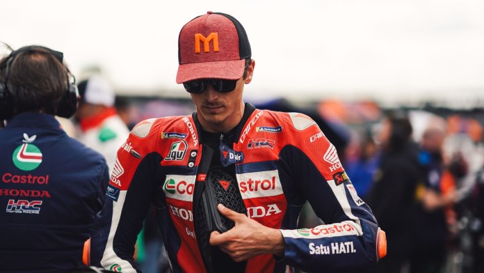 Luca Marini was hospitalised after crash during Suzuka test