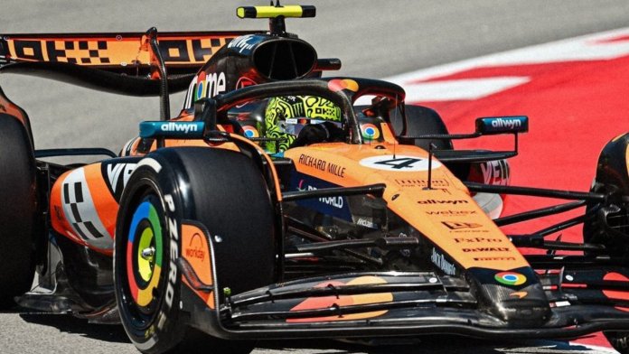 Lando Norris tops opening Spanish GP practice