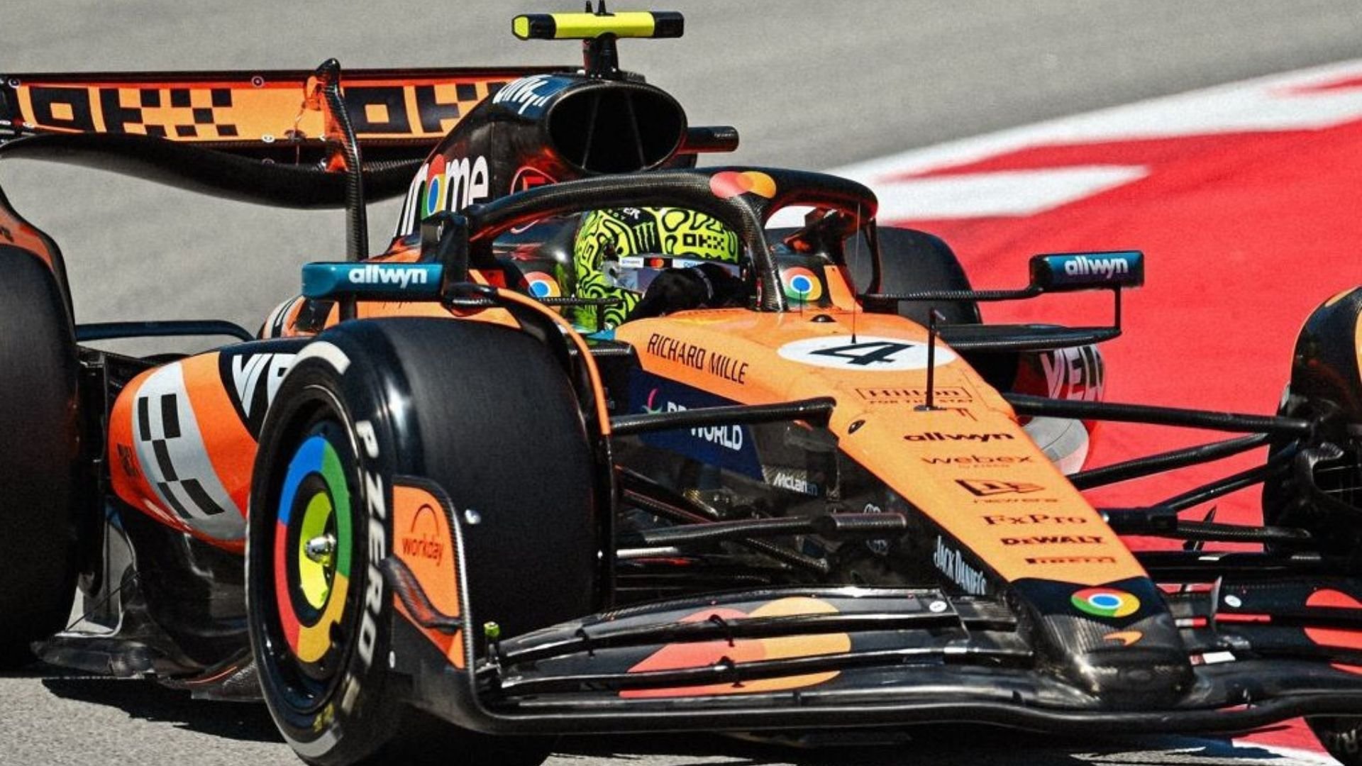 Lando Norris nejrychlejší v úvodním tréninku na VC Španělska