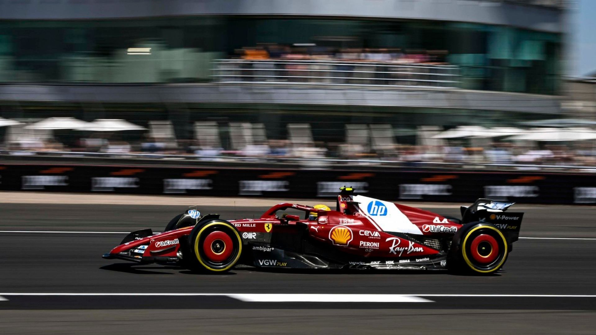 Lewis Hamilton wygrał pierwszy domowy trening Grand Prix Wielkiej Brytanii
