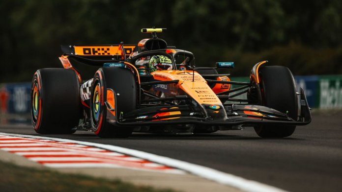 Lando Norris lidera los primeros entrenamientos del GP de Hungría