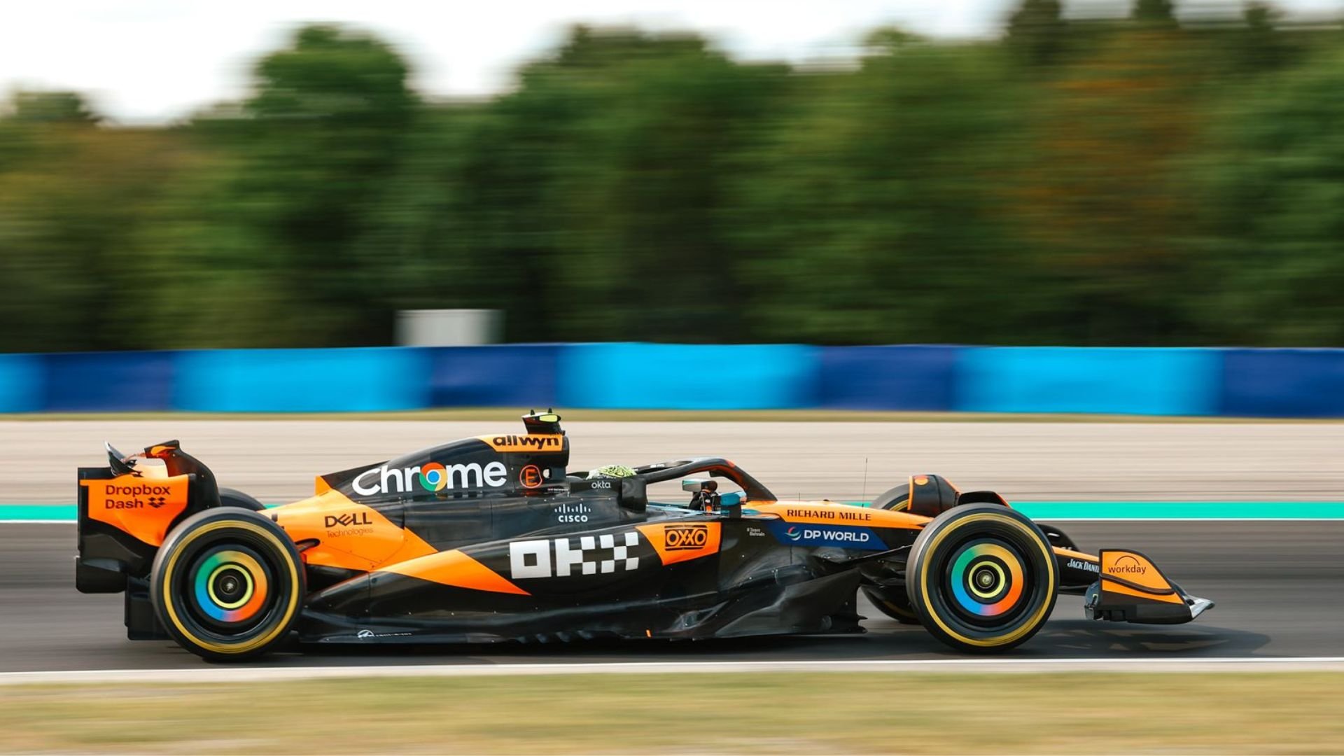 Lando Norris tops FP2 as well on Friday in Hungary