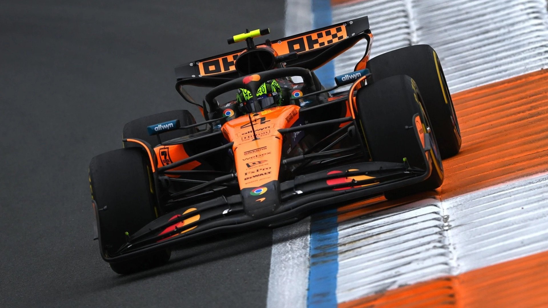 Lando Norris wygrał dramatyczny drugi trening Grand Prix Holandii