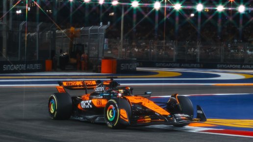 Oscar Piastri leads the field in second Singapore GP practice