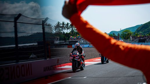 Bezzecchi avoids serious injury after crash with Marquez in Indonesia