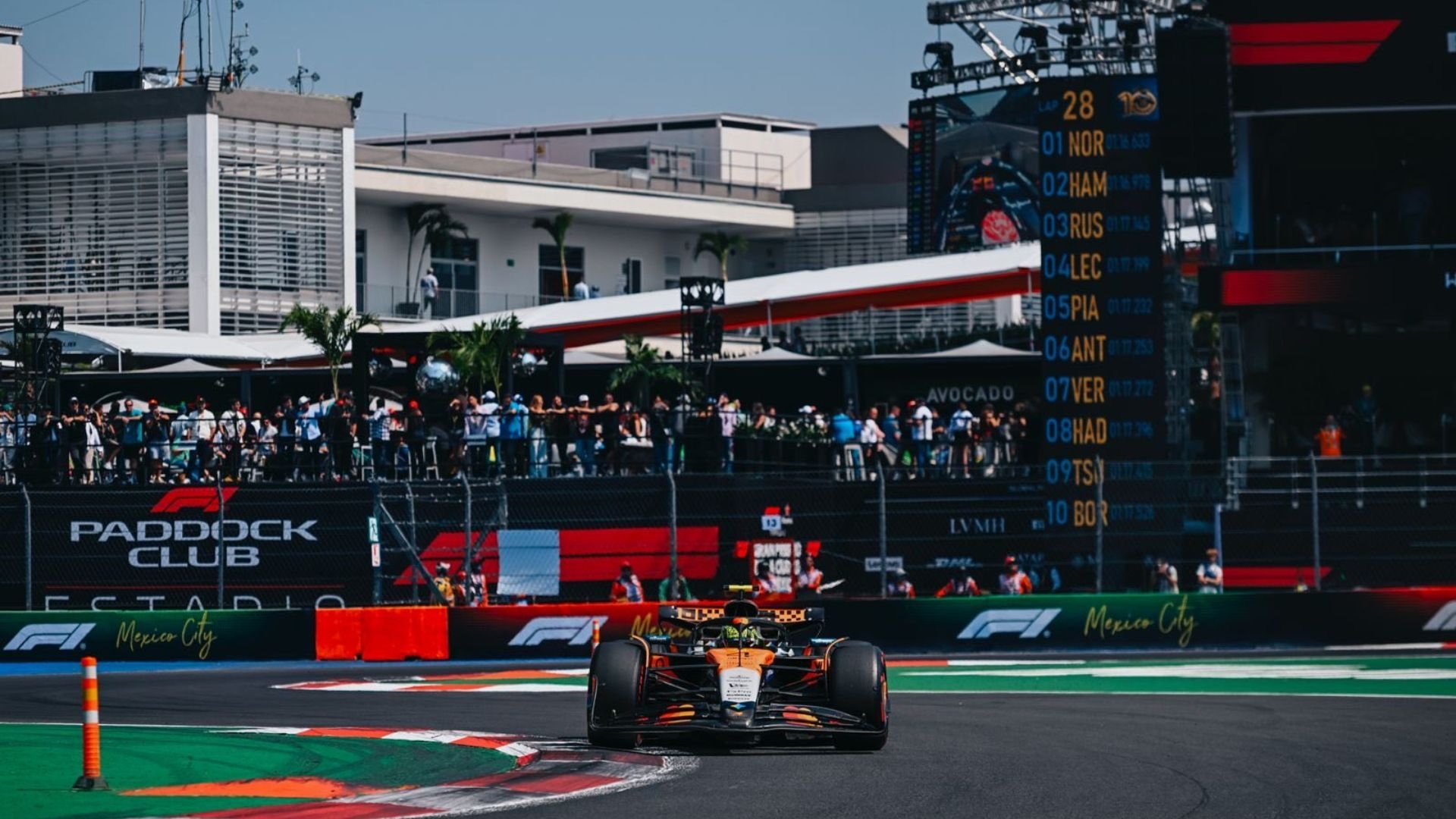 Lando Norris dominates in qualifying and takes pole in Mexico