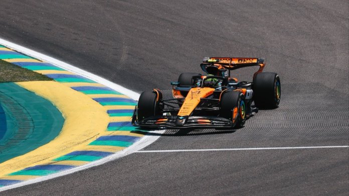 Lando Norris snelste in eerste en enige Sao Paulo GP training