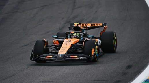 Lando Norris se defiende del dúo de Mercedes para ganar la carrera al sprint en Brasil