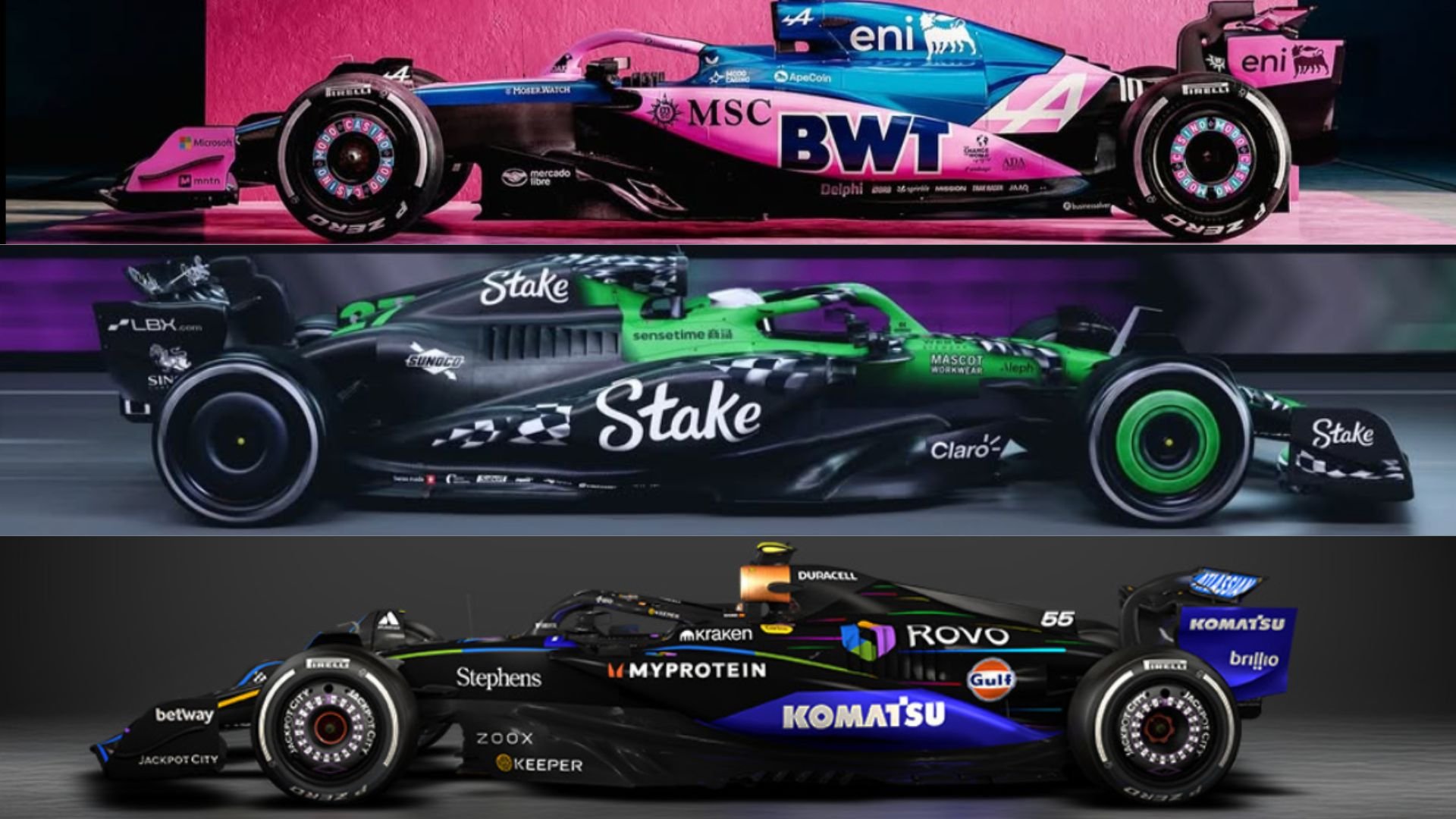 Varias escuderías presentan decoraciones especiales para el Gran Premio de Las Vegas