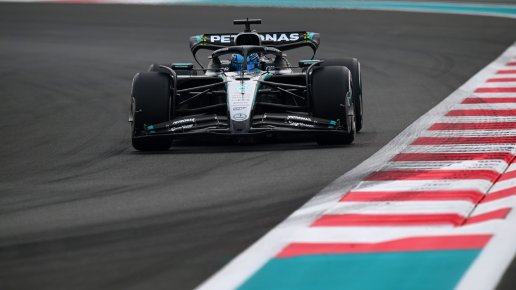 George Russell lidera los últimos entrenamientos en Abu Dhabi y Lewis Hamilton se queda fuera