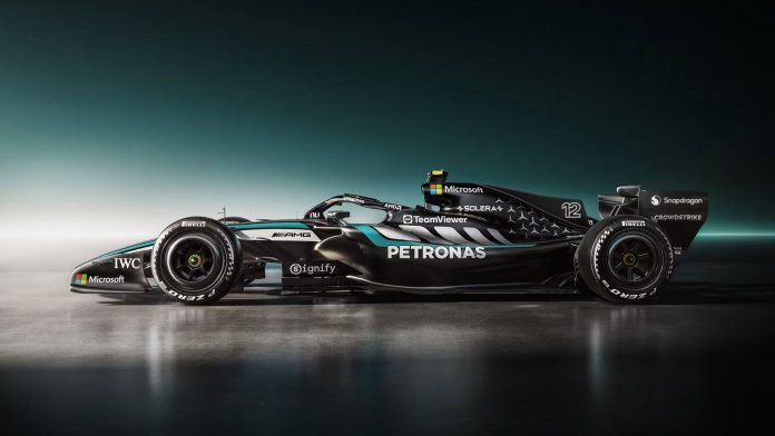 Mercedes onthult eerste beelden van nieuwe W17 Formule 1-auto