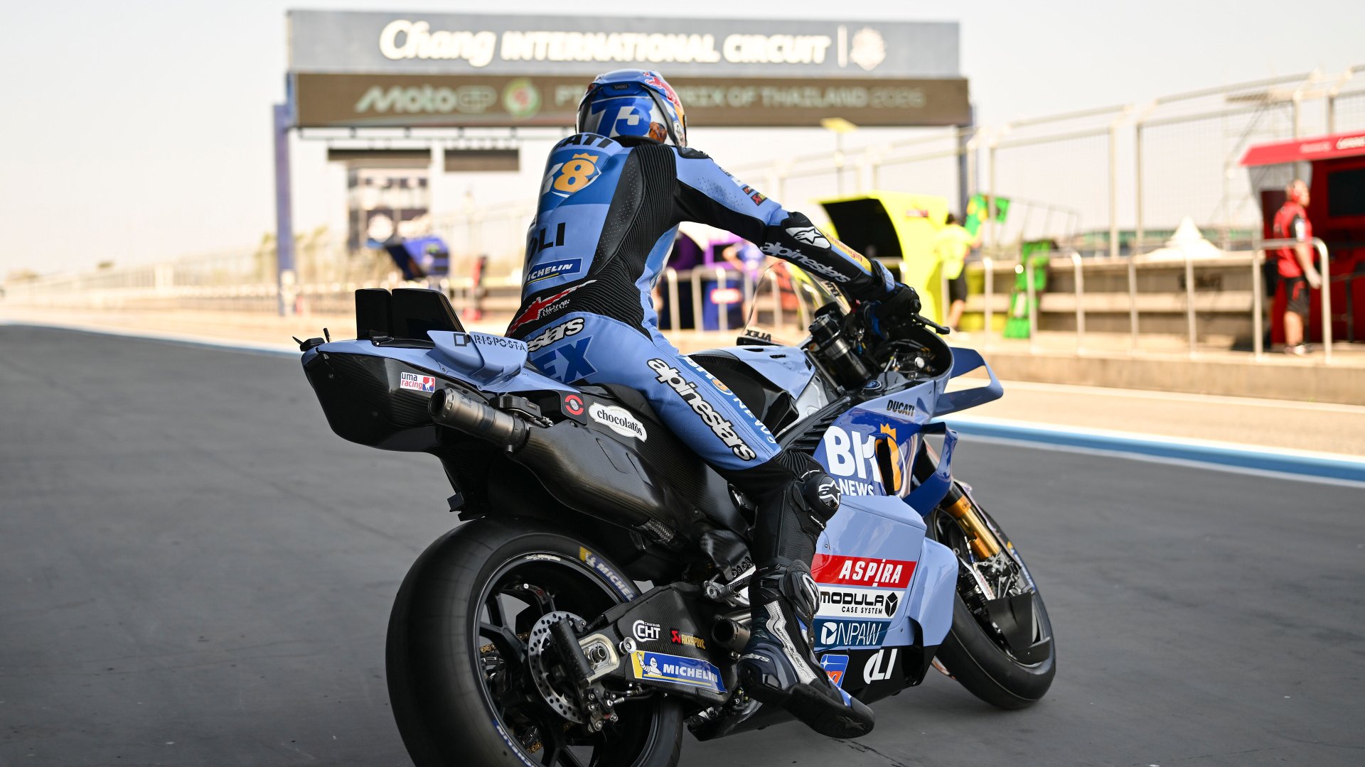 Alex Márquez il più veloce nel primo giorno di test a Buriram