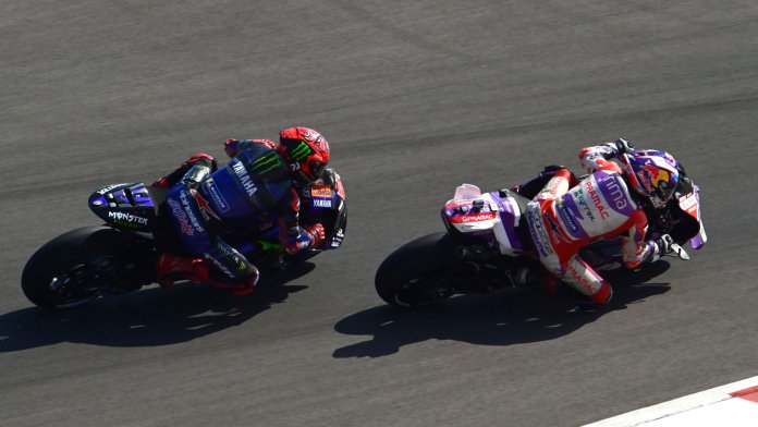 Fabio Quartararo, malgré des problèmes de pneumatiques, termine septième du MotoGP indonésien.