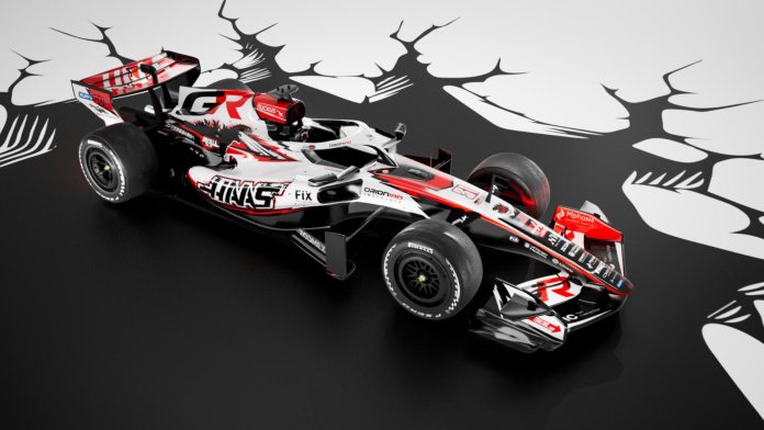 Haas presenta una decoración inspirada en Godzilla para el GP de Japón