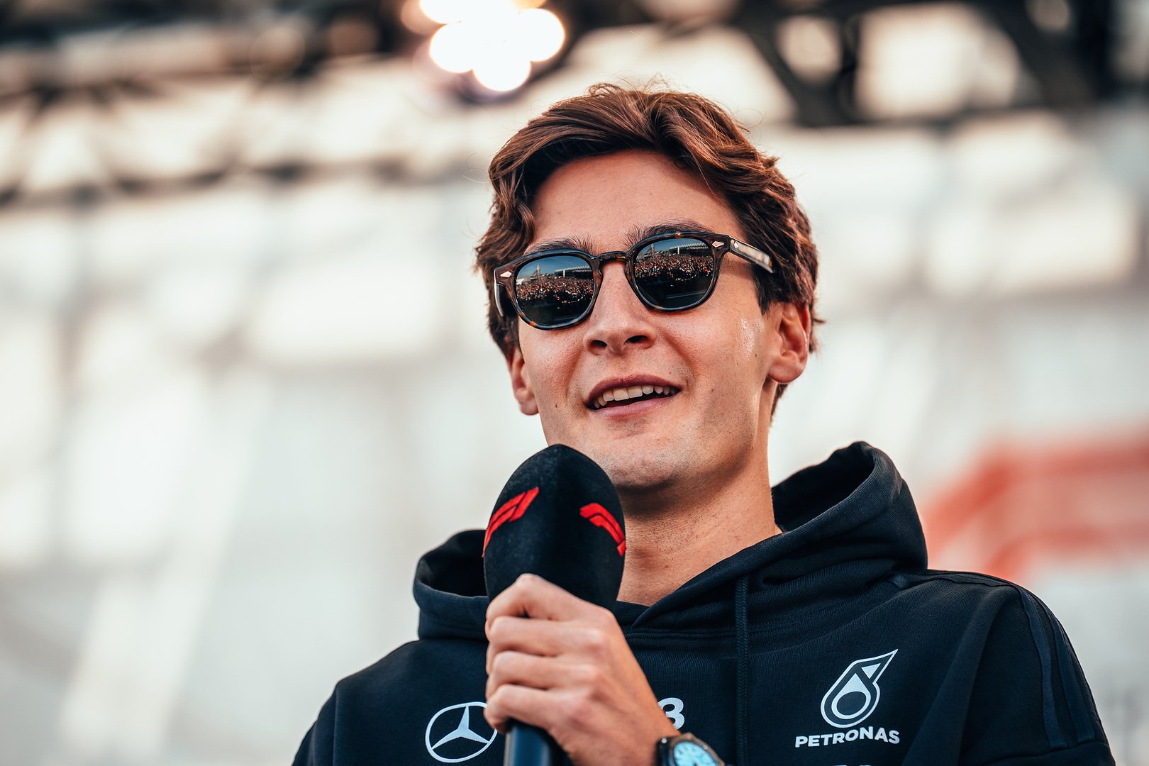 Russell speaks about “surprising” McLaren’s pace