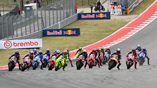 Startopstelling voor de COTA-race van 2026 met strafpunten