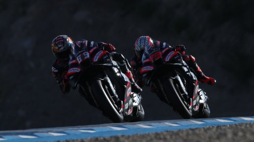 Aprilia empieza a probar en Jerez la MotoGP de 2027