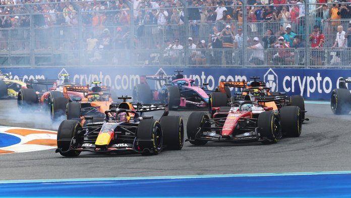 Verstappen jokes about rally future after dramatic Miami recovery drive