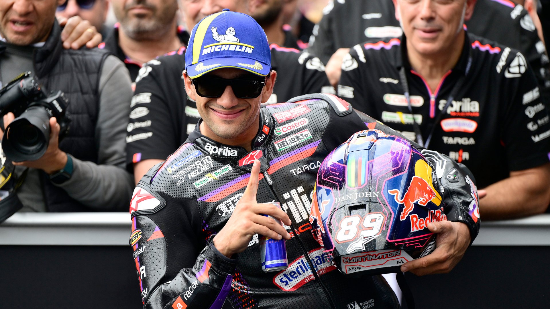 Se rumorea que el equipo Aprilia de MotoGP firma con Monster Energy como patrocinador principal