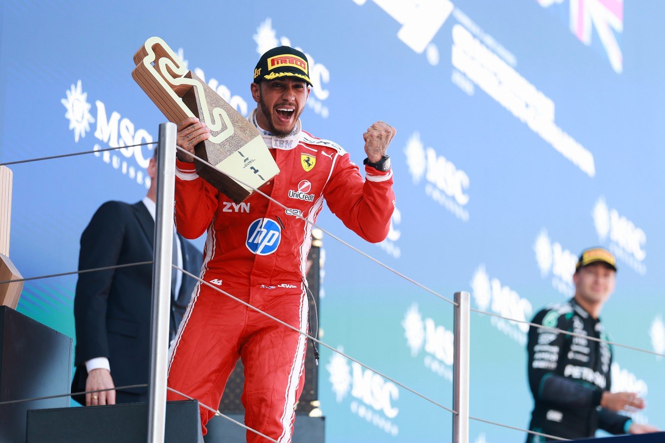Win like no other, Hamilton reacts to his first victory with Ferrari