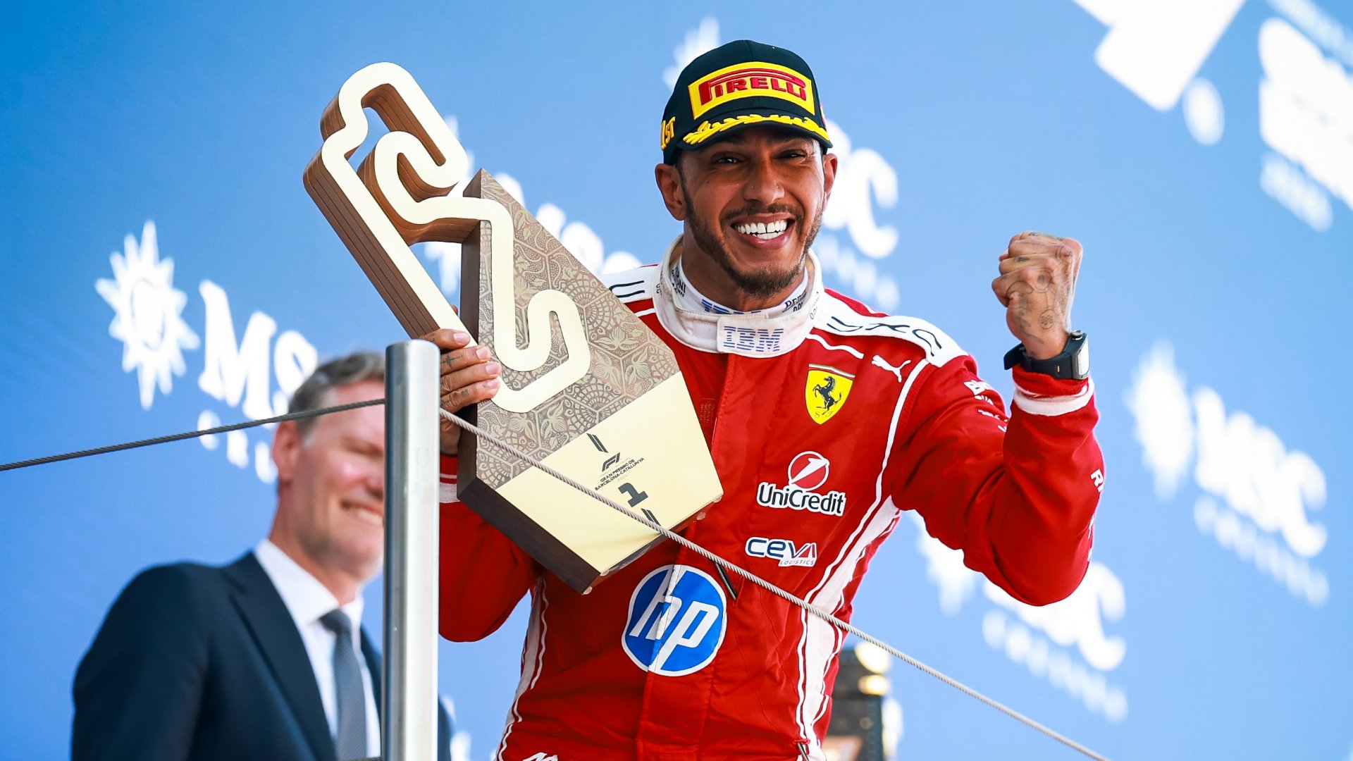 Norris chwali triumf Hamiltona w Ferrari: „Może pokazać krytykom środkowy palec”