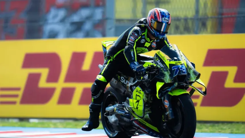 Ai Ogura sets new lap record to lead afternoon practice in Brno