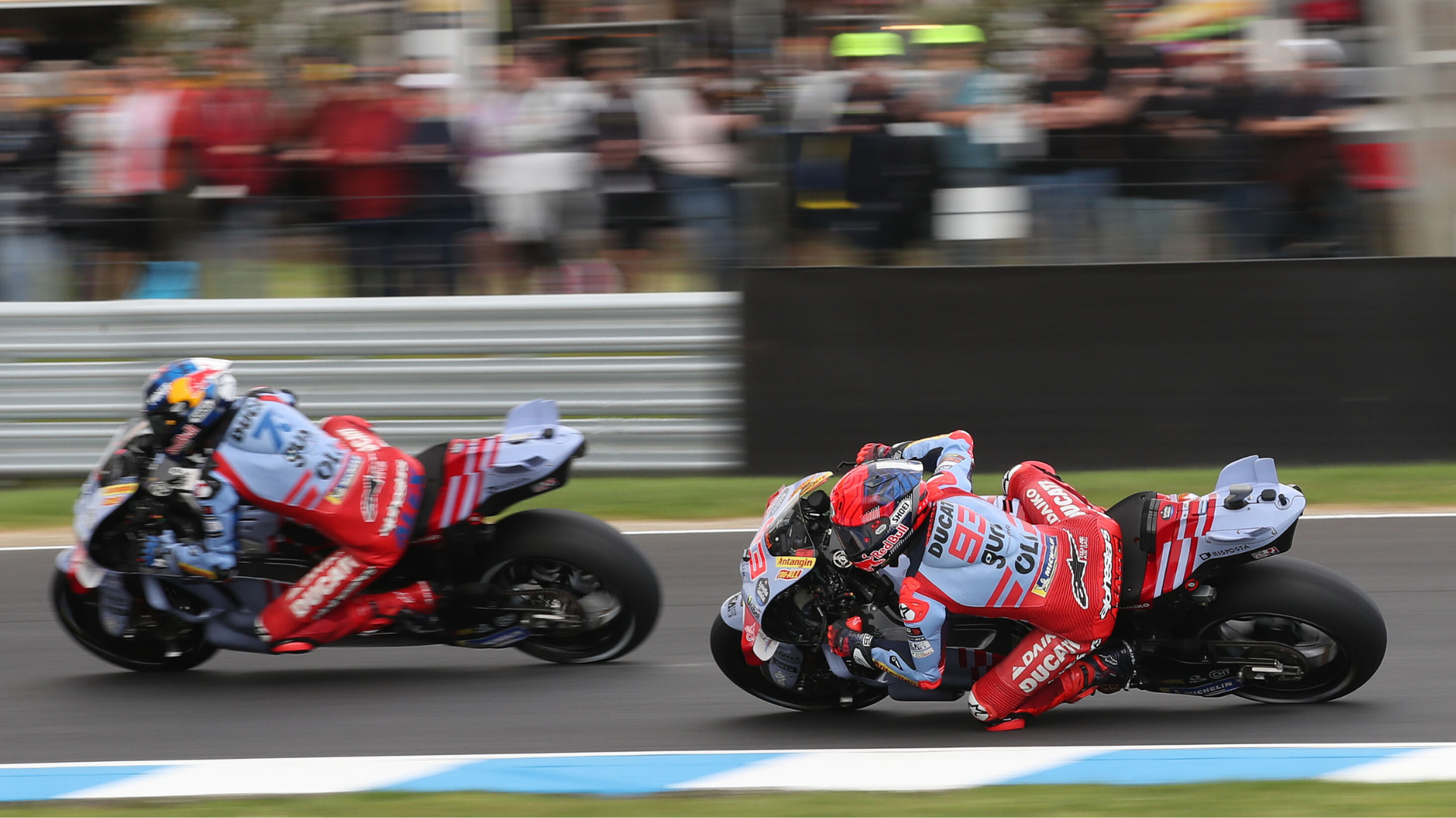 Marc Marquez mène le Gresini Racing One-Two au GP d'Australie après un vendredi dramatique | Full Practice Report