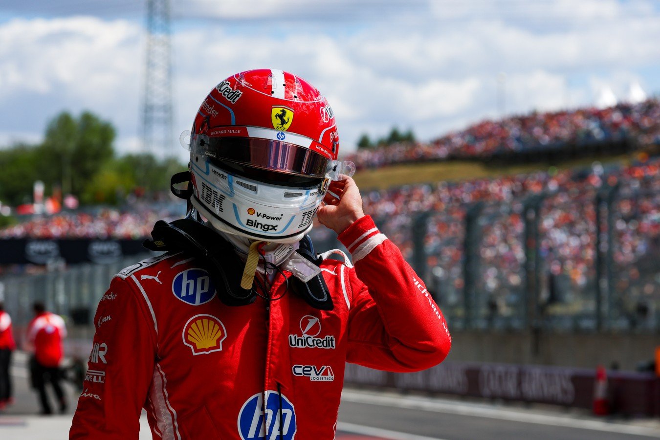 It was way too close. Leclerc reacts to close battle with Hamilton and ...