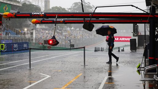 Qualifikation zum Großen Preis von Sao Paulo wegen starker Regenfälle auf Sonntag verschoben