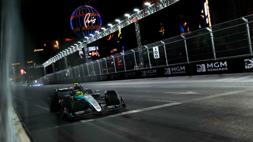 3 sur 3 pour Mercedes, George Russell remporte la troisième séance d'essais à Las Vegas