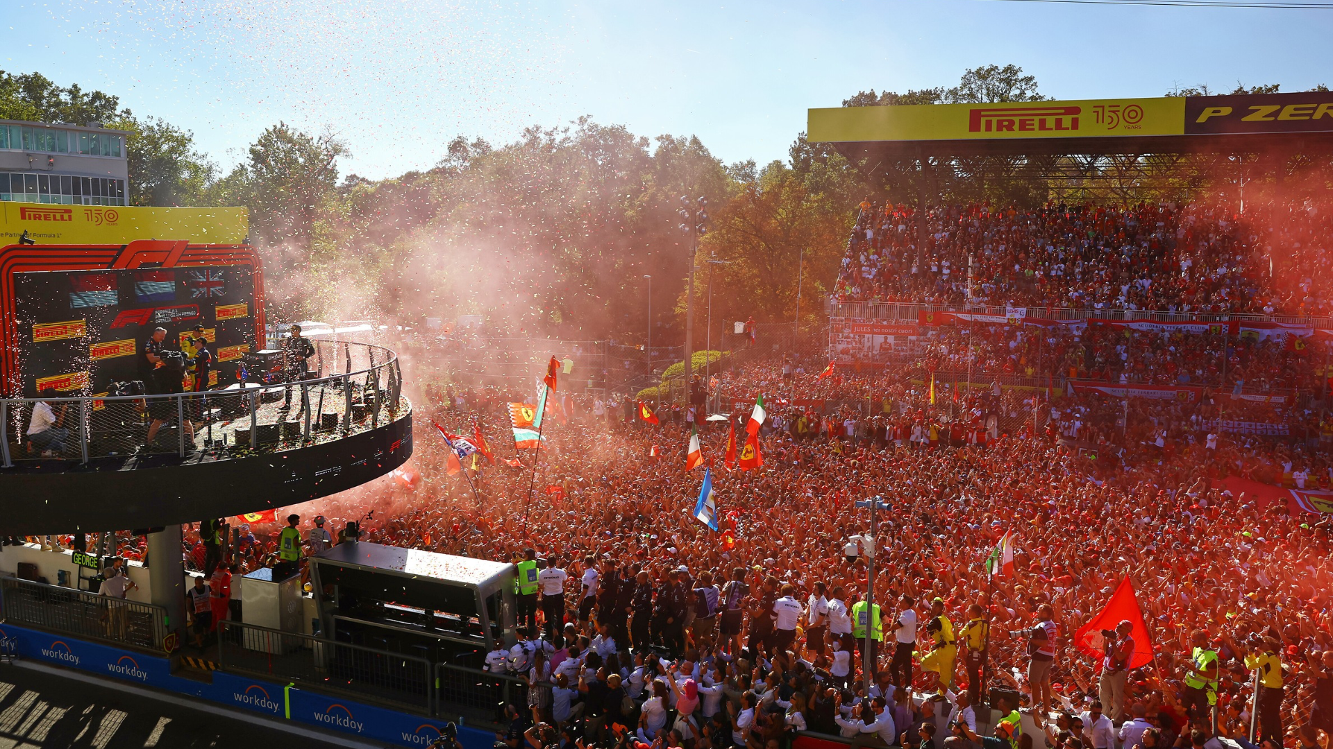 L'emblématique circuit de Monza conserve sa place dans le calendrier de la F1 jusqu'en 2031